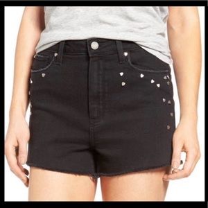 Paige Black Denim Shorts - size 26
